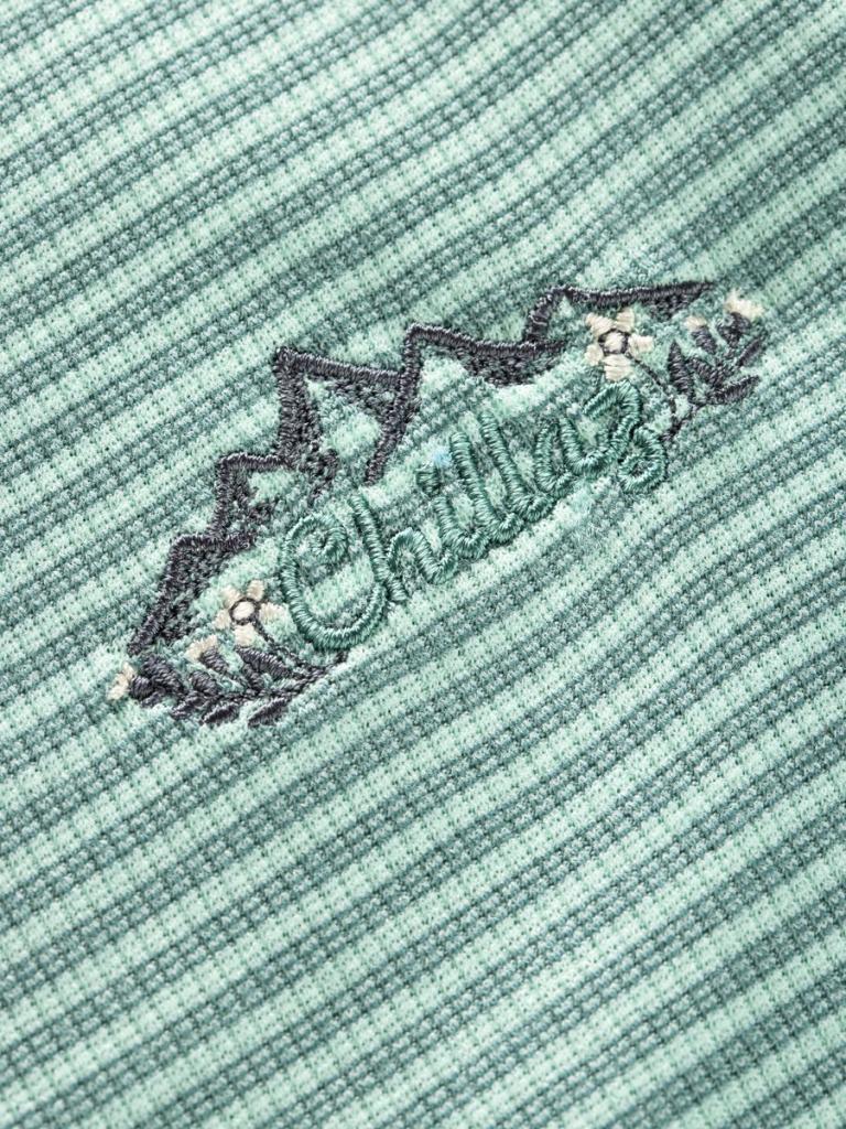 GRÖDEN MOUNTAIN FLOWER-MINT-36 dámské tričko s dlouhým rukávem mátové