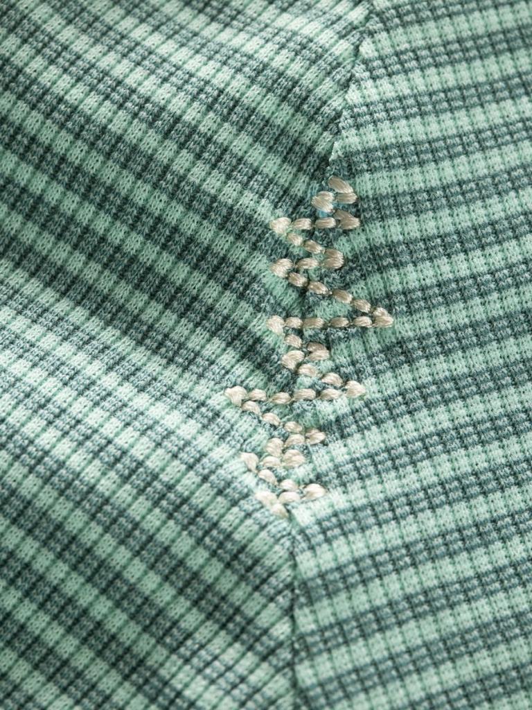 GRÖDEN MOUNTAIN FLOWER-MINT-36 dámské tričko s dlouhým rukávem mátové