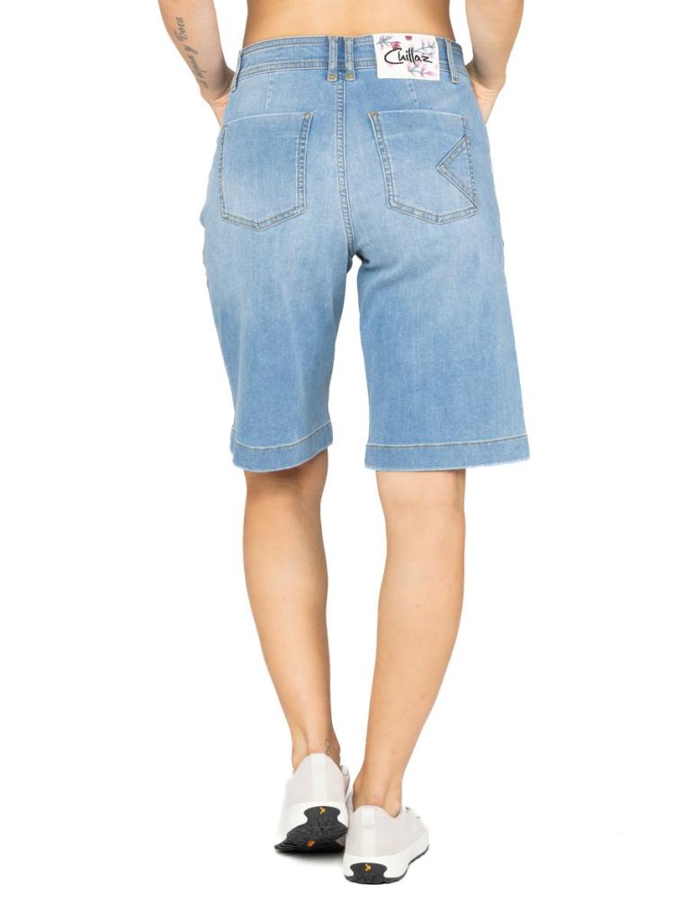 CHRISTINA DENIM-DENIM LIGHT BLUE-36 dámské kraťasy světle modré denim