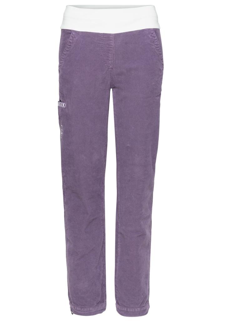 SANDRA 3.0-DARK VIOLET-36 dámské kalhoty tmavě fialové