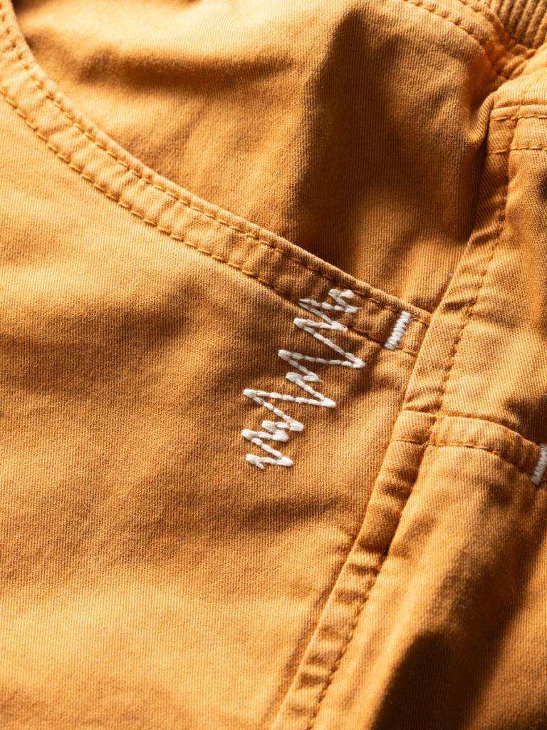 JESSY 2.0-DARK CURRY-36 dámské kalhoty tmavé kari