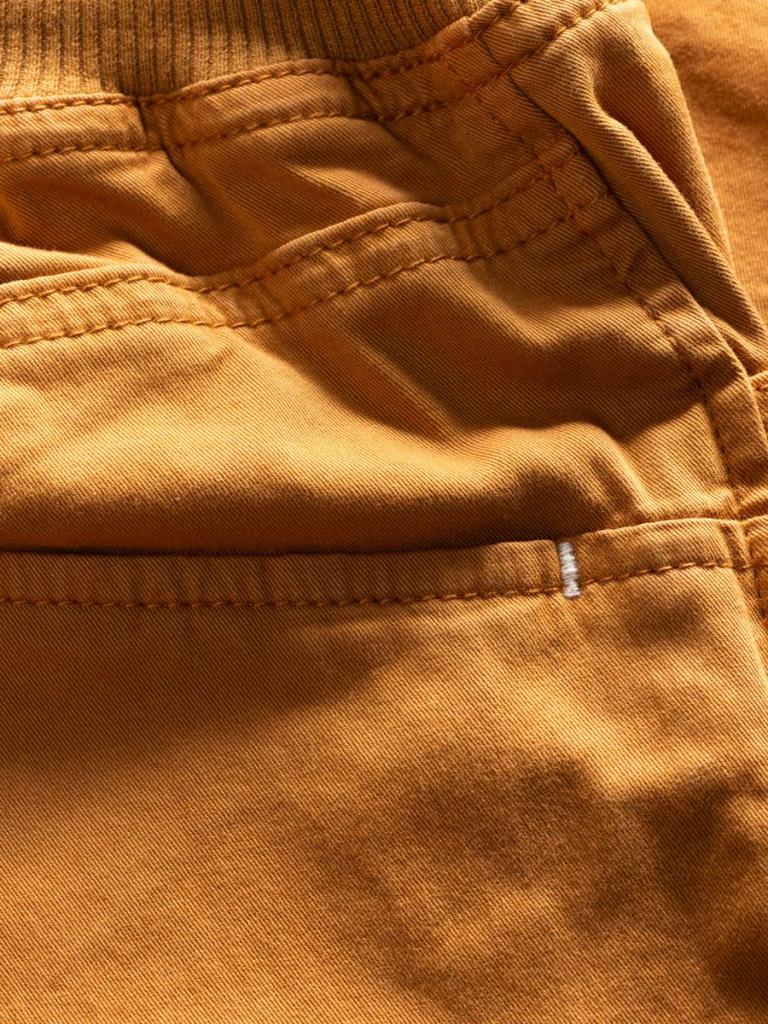 JESSY 2.0-DARK CURRY-36 dámské kalhoty tmavé kari