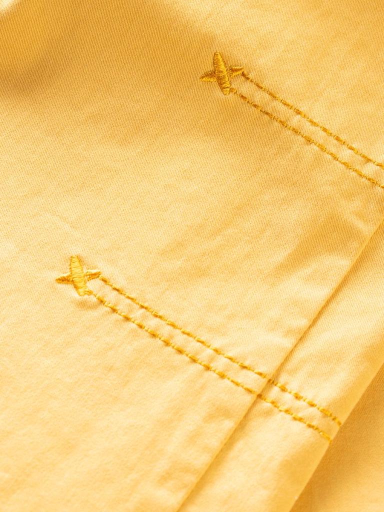 SANTA MONICA-OCHRE-36 dámské kalhoty okrové