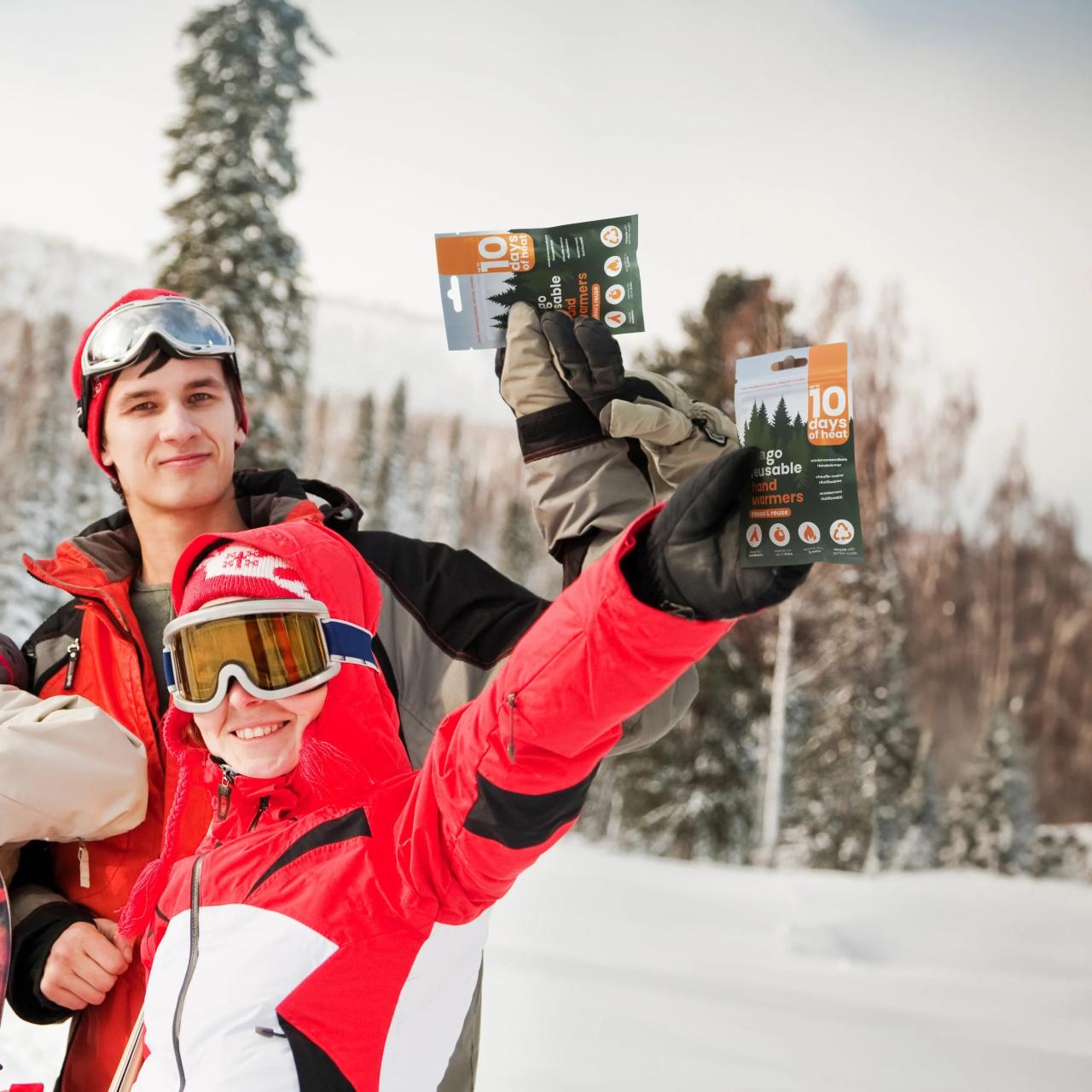 REUSABLE HAND WARMERS ohřevné sáčky na ruce s možností opakovaného použítí pár