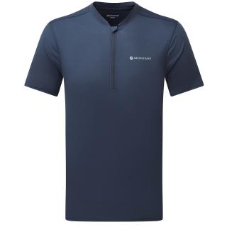 DART NANO ZIP T-SHIRT-ECLIPSE BLUE-M pánské triko modré