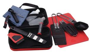 ALPINE DELUXE KITCHEN SET kořenky, náčinní, prkénko, nůž aj.