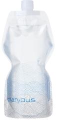 SOFTBOTTLE 1,0L Waves Closure láhev průhledná modré vlny