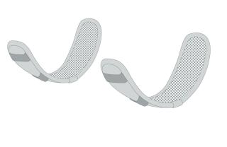 POLSTROVÁNÍ pro celotělové úvazky SWAN - 2 ks