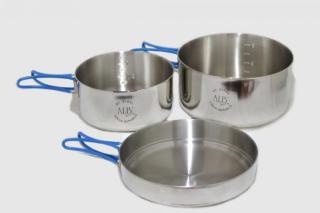 K2 ČESKÁ SADA nádobí 3dílná, nerez