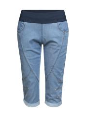 FUJI 3.0-DENIM LIGHT BLUE-36 dámské 3/4 kalhoty světle modré denim