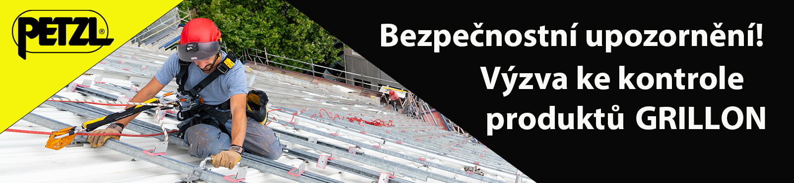Výzva ke kontrole produktů Petzl Grillon